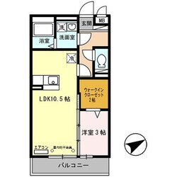 セジュール東阿保の物件間取画像